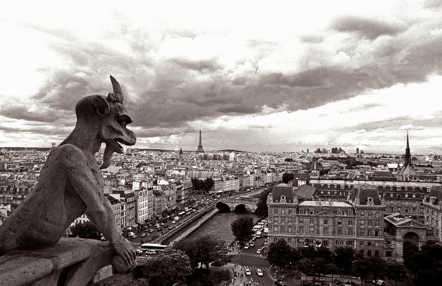 Notre Dame Gargoyle Photograph by Kathy Yates