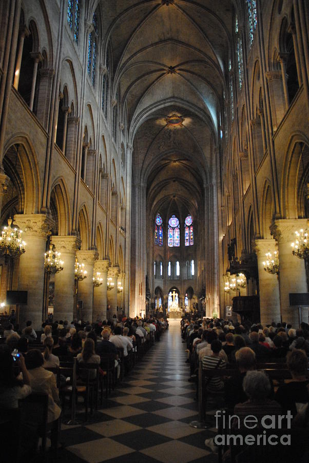 Notre Dame Paris Performance and Long View Photograph by Jacqueline M Lewis