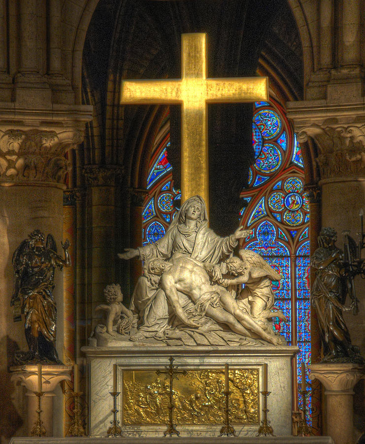 Notre Dame Pieta Photograph by Michael Kirk