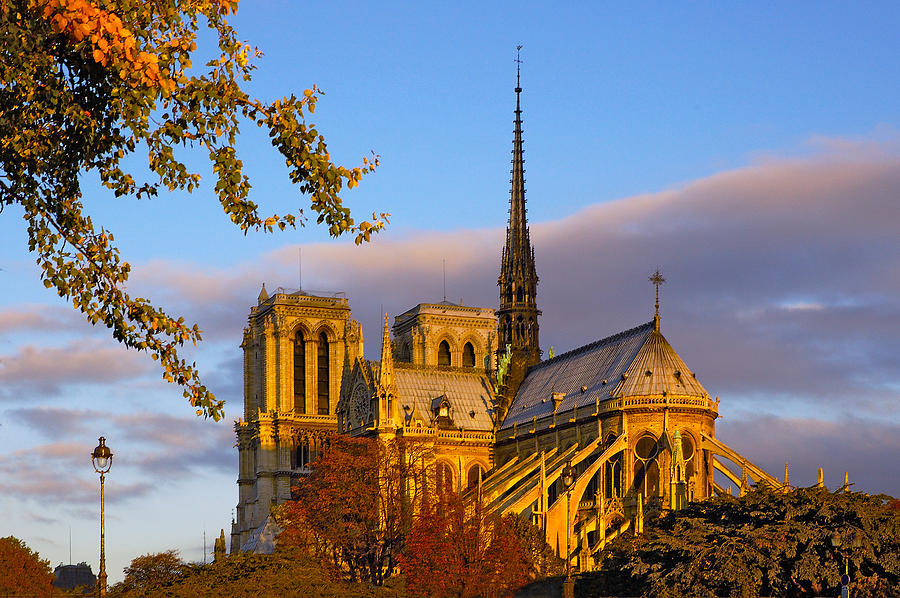 Notre Dame Sunrise Photograph by Mick Burkey