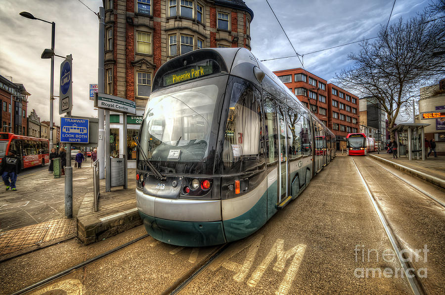 Nottingham Tram Photograph by Yhun Suarez