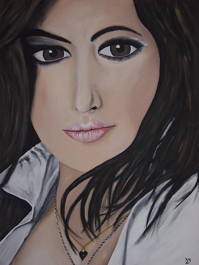Actress Painting - Noureen Dewulf by Dean Stephens