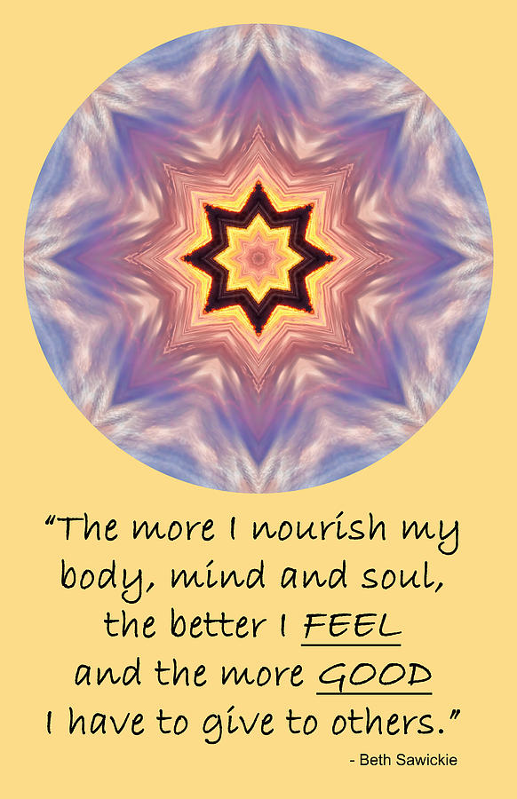 Nourish Feel Good Give Photograph by Beth Venner
