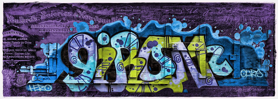 Nouveau Graffiti Photograph by Sylvia Thornton