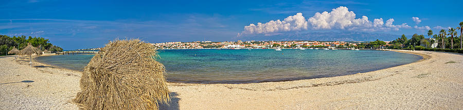 Novalja beach on Pag island panoramic view Photograph by Brch Photography