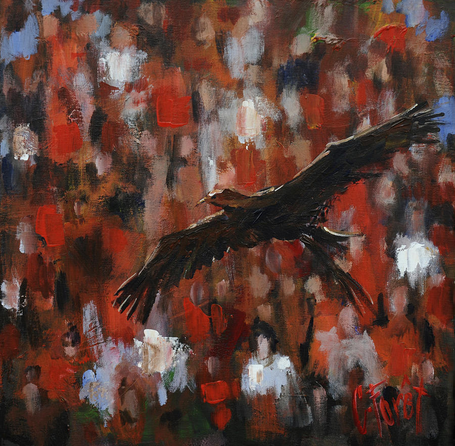 Auburn Painting - Novas Flight by Carole Foret