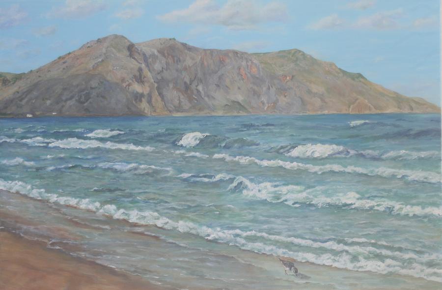 November at Georgioupoli Crete Painting by David Capon