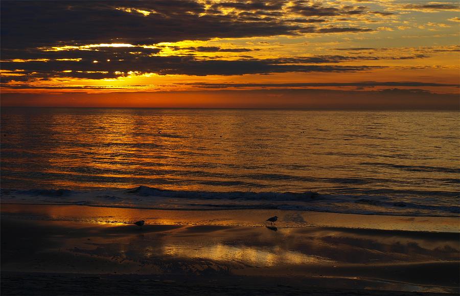 November Beach Sunrise # 4 Photograph by Kathleen Palermo