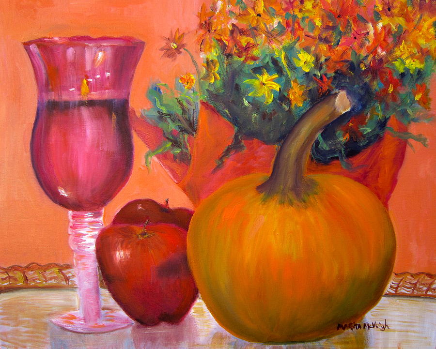 November Painting by Marita McVeigh Fine Art America