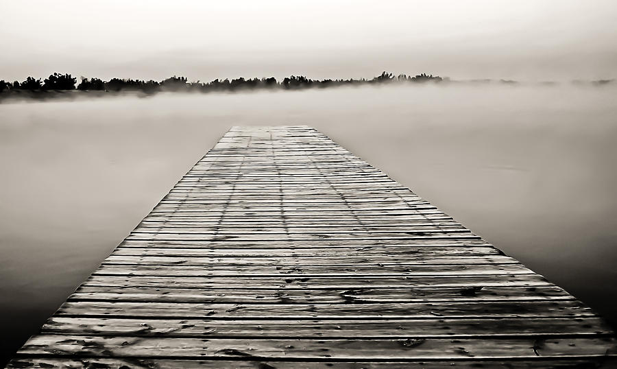 November Morning Fog Photograph by Greg Jackson
