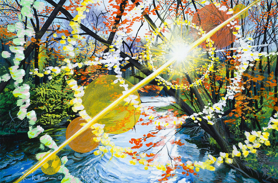 The Glorious River Painting by Lynn Hansen