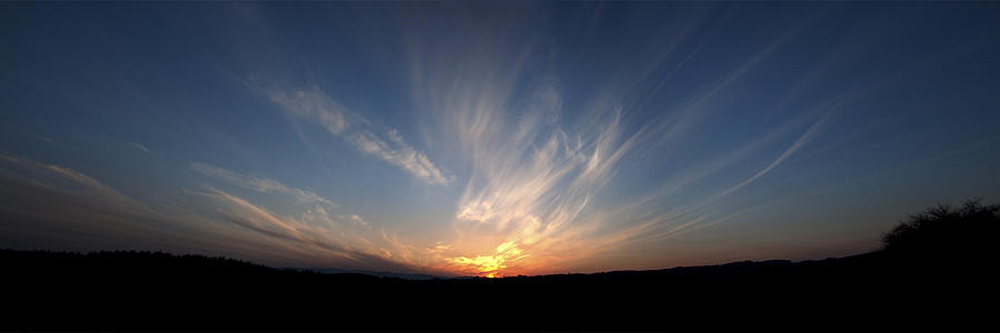 Sunset Photograph - November Sunset b IMG 2644 by Torrey E Smith