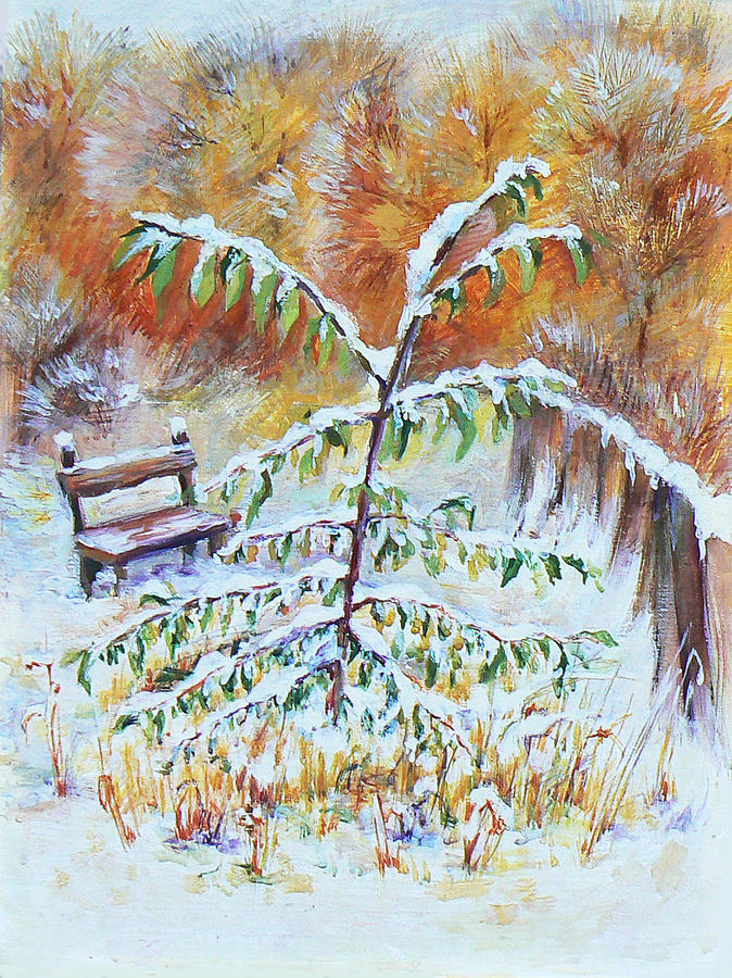 November Painting by Svetlana Nassyrov