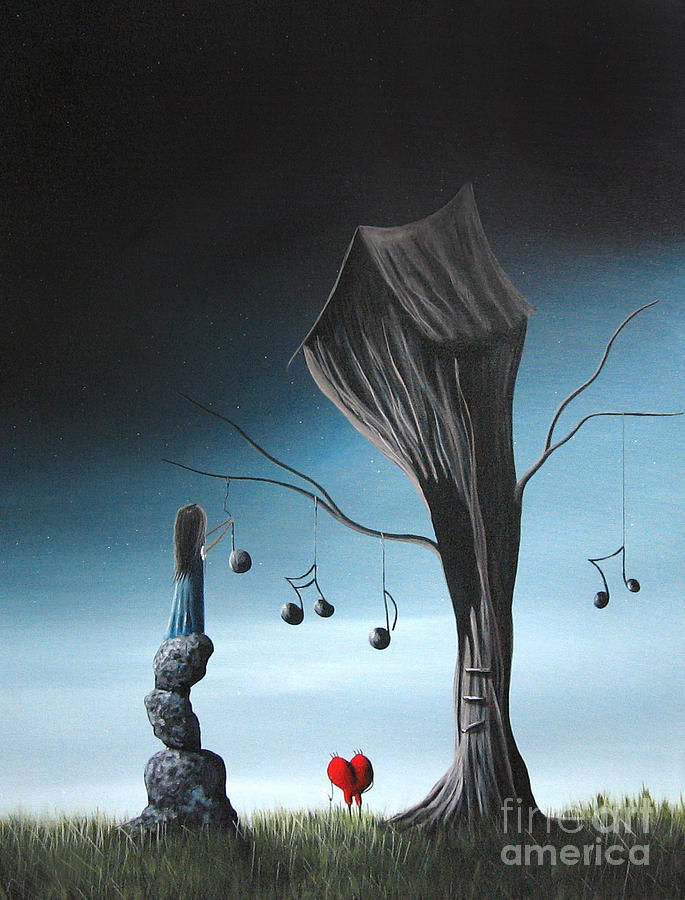 Music Painting - Now And Forever In Love With You by Shawna Erback by Moonlight Art Parlour