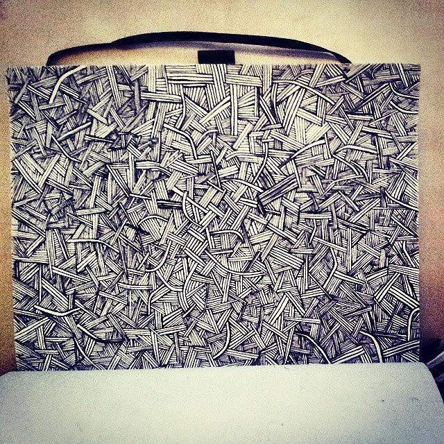 Zentangles Photograph - Now I Drew The Full Page :) #doodle by Christoph Partsch