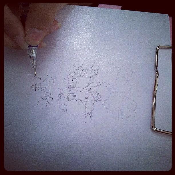 Now Its @salm0hd s Turn To Draw! Photograph by Bati M