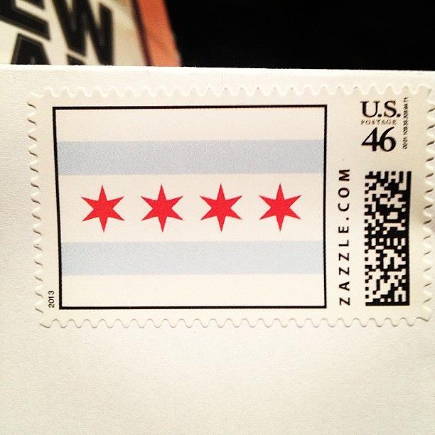 Chicago Photograph - Now That Is A Good-lookin Stamp by Lisa Zimmer