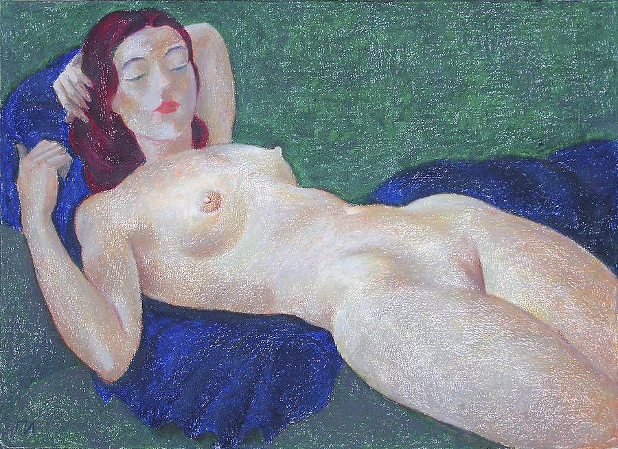Nude Painting - Nu 11 by Leonid Petrushin