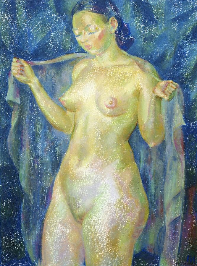Nude Painting - Nu 12 by Leonid Petrushin