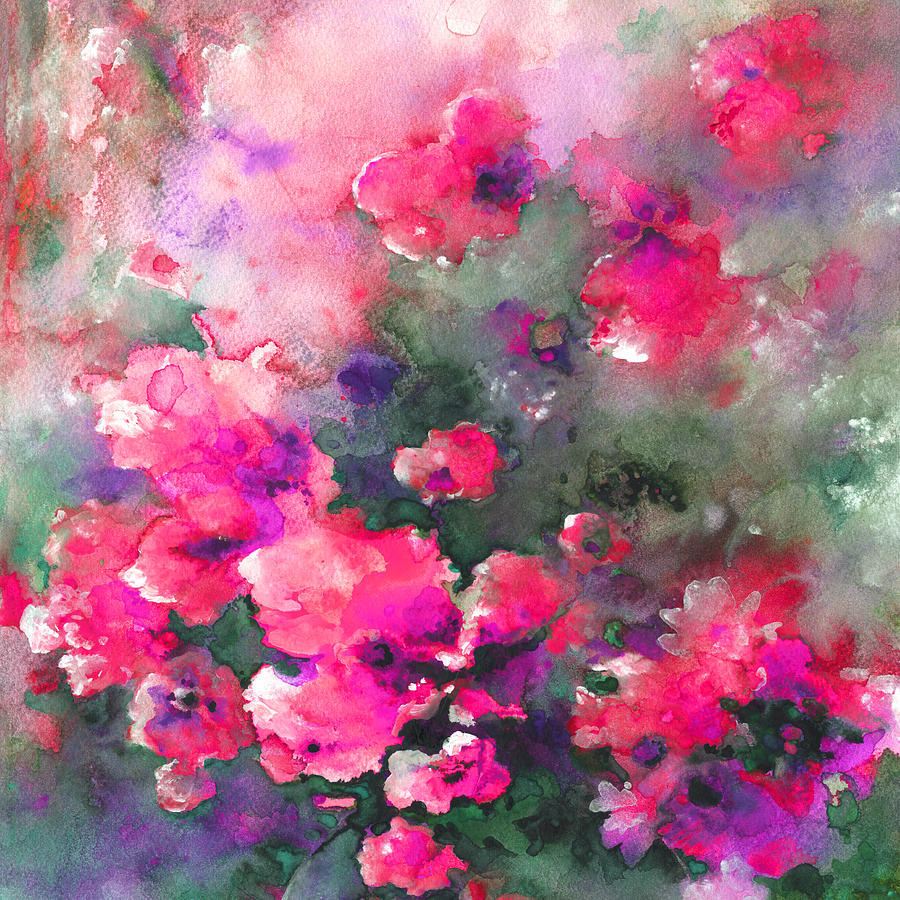 Nuage en Fleur 02 Painting by Miki De Goodaboom