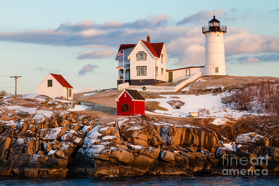 Nubble Light York Maine Photograph by Dawna Moore Photography