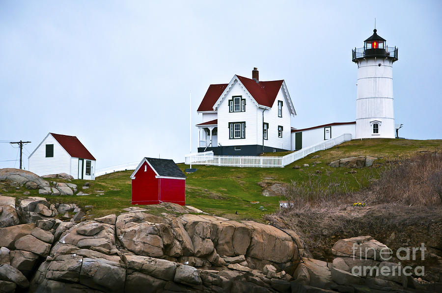 Nubble Lighthouse Cape Neddick Maine 3 Photograph by Glenn Gordon