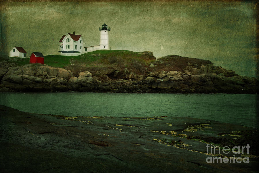 Lighthouse Photograph - Nubble Lighthouse Maine USA by Sabine Jacobs