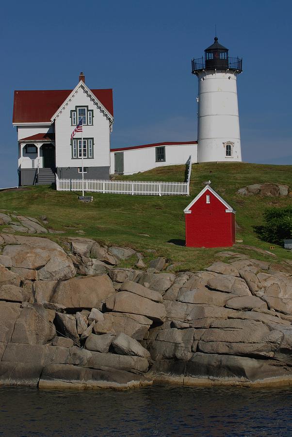 Nubble Lighthouse by Pamela Hodgdon Nubble Lighthouse by Pamela Hodgdon