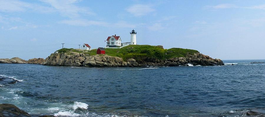 Nubble Lighthouse Photograph by Photographic Arts And Design Studio