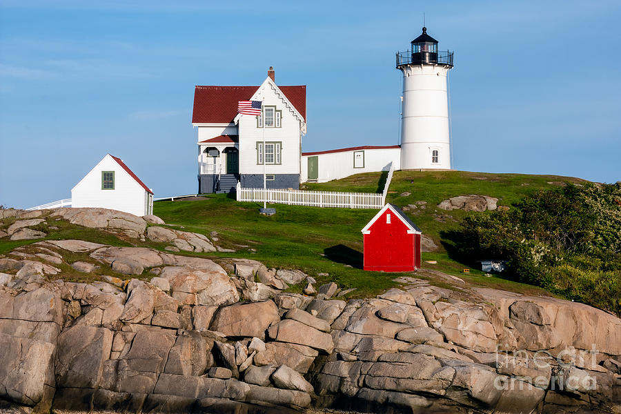 Nubble Lighthouse York Maine Photograph by Dawna Moore Photography
