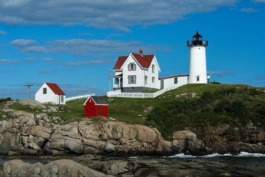 Nubble Lighthouse York Maine Photograph by Nestor Colon | Pixels