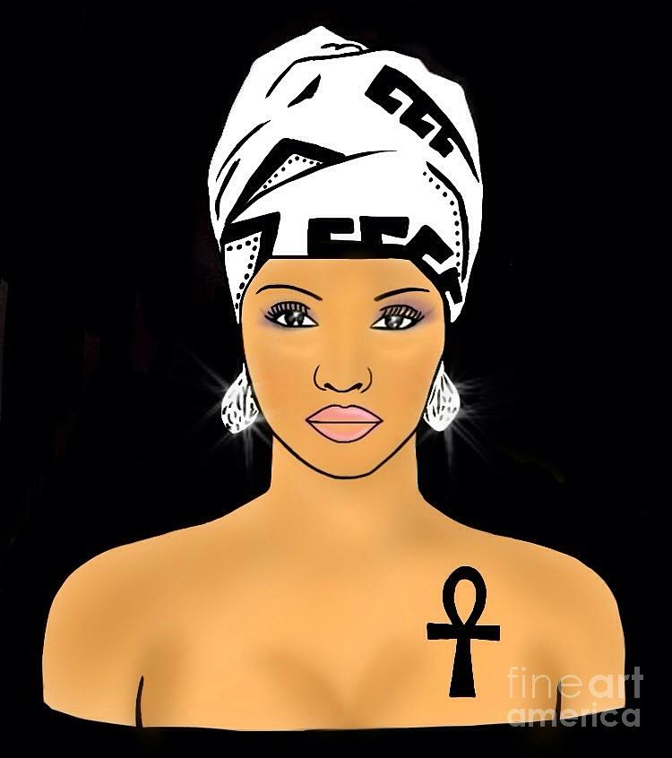 Queen Digital Art - Nubian Goddess by Respect the Queen