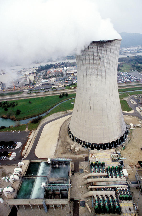 Nuclear Industry Cooling Tower Photograph By Patrick Landmann/science ...