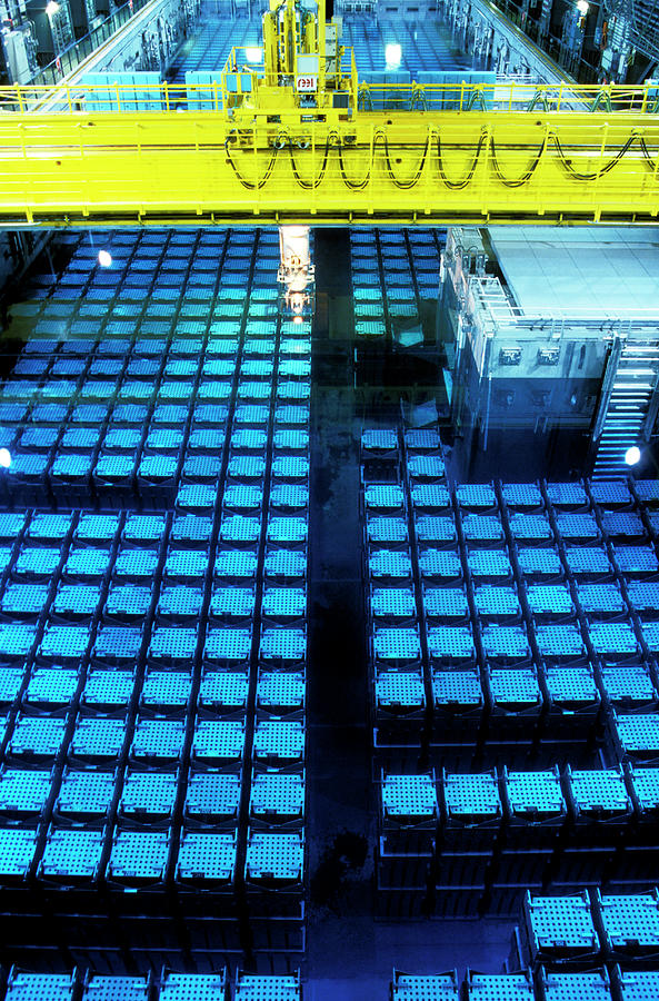 Nuclear Waste Reprocessing Photograph by Patrick Landmann/science Photo Library