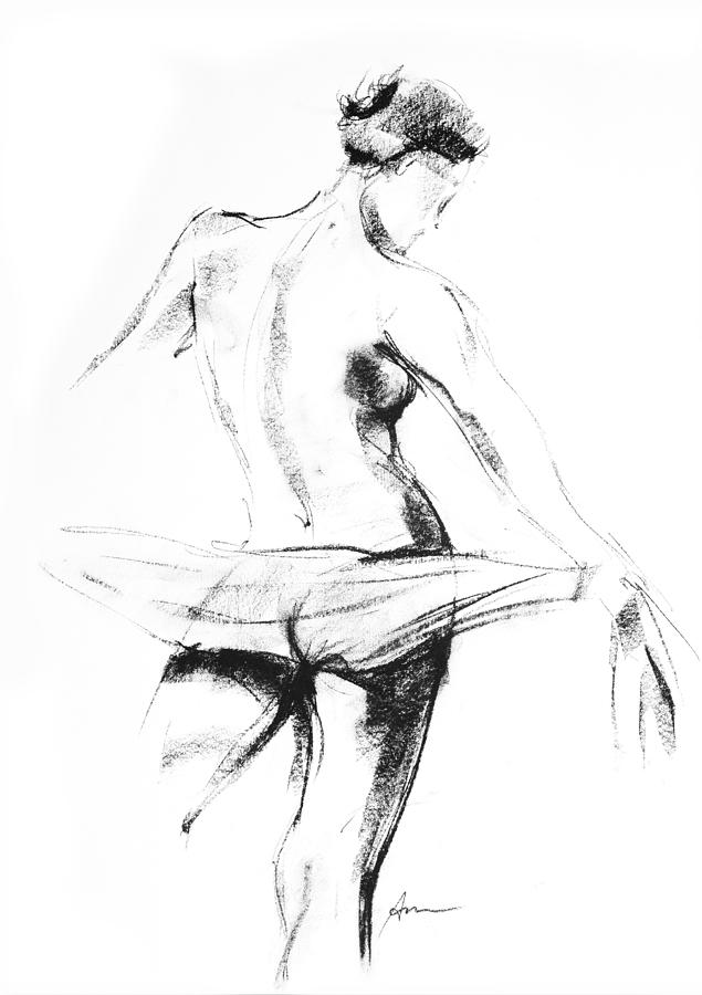 Nude 007 Drawing by Ani Gallery