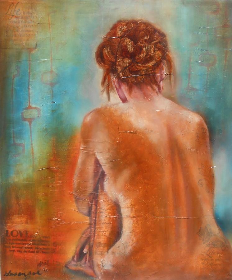 Nude 3 Painting by Susan Goh