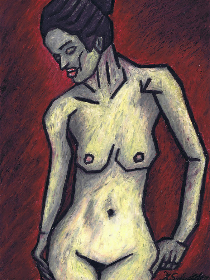 Nude Painting - Nude 2 - 2010 Series by Kamil Swiatek