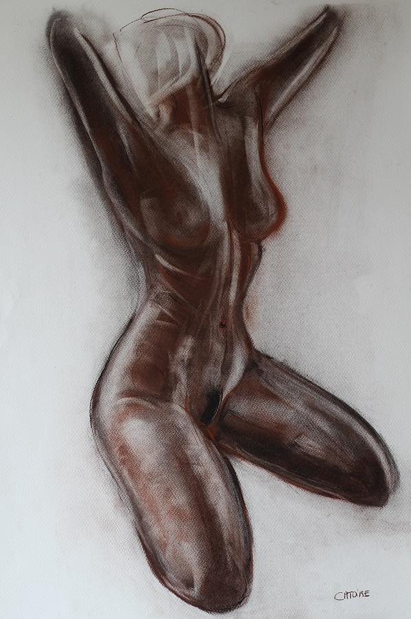 Nude 2 Drawing by Valerie Catoire