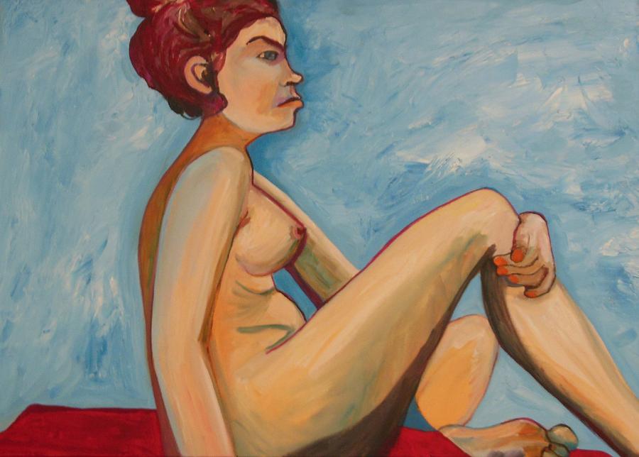 Nude as Still Life Painting by Esther Newman-Cohen