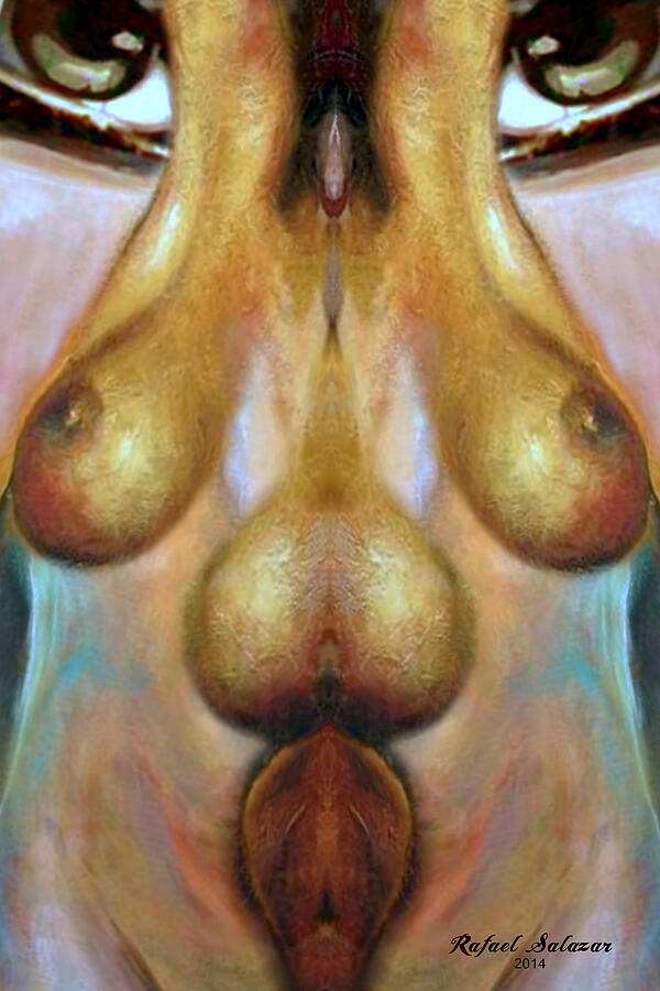 Nude Colorado Digital Art by Rafael Salazar