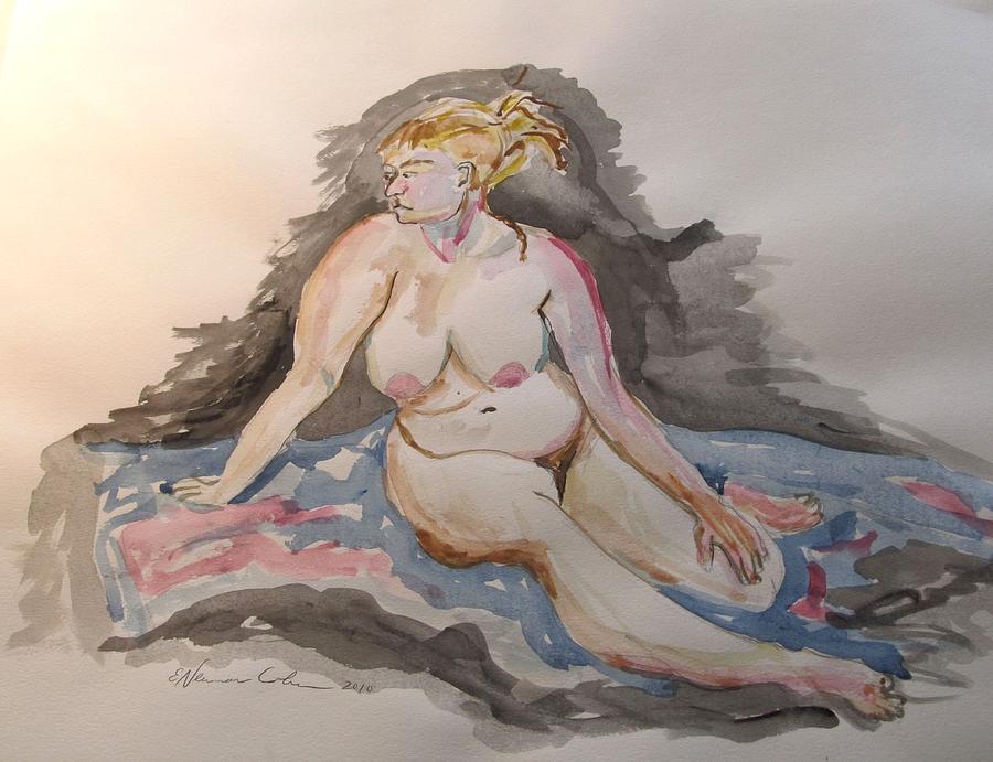 Nude Disappointed Painting by Esther Newman-Cohen