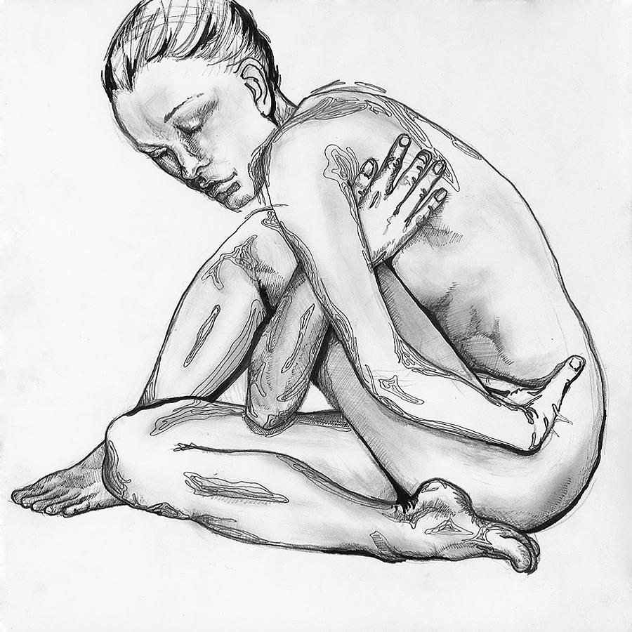 Nude Female 4 Digital Art by Brian Kirchner