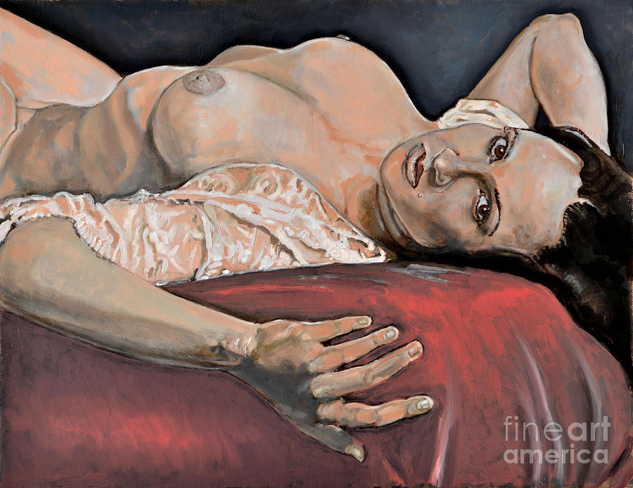 nude figure paintings Wildthings pool sex scene