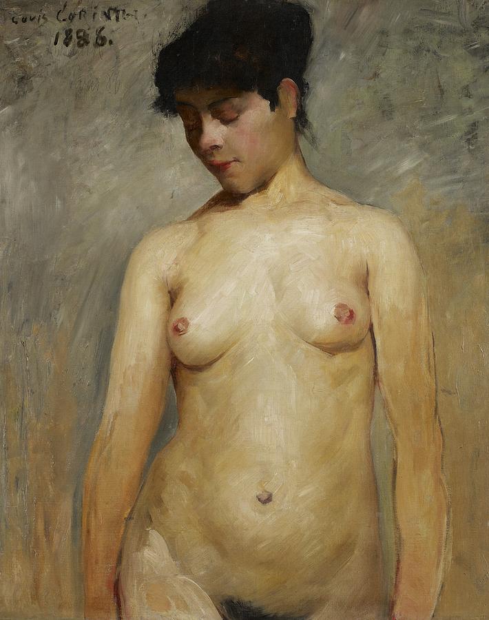 Nude Painting - Nude Girl by Lovis Corinth