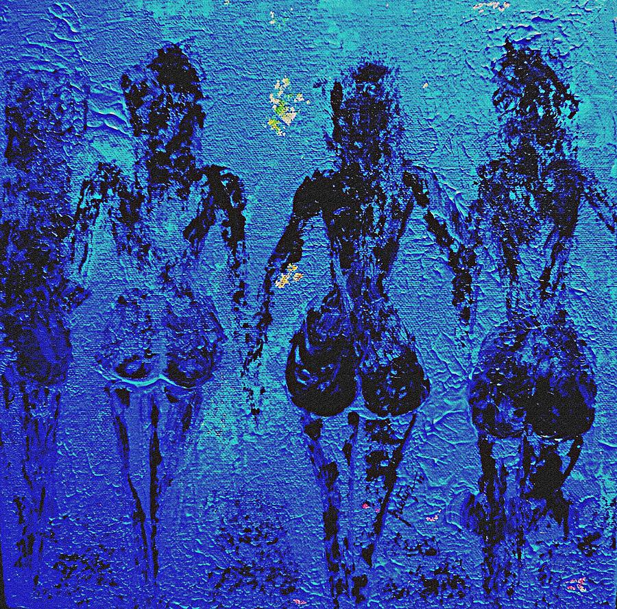 Nude Harmony Painting by Piety Dsilva