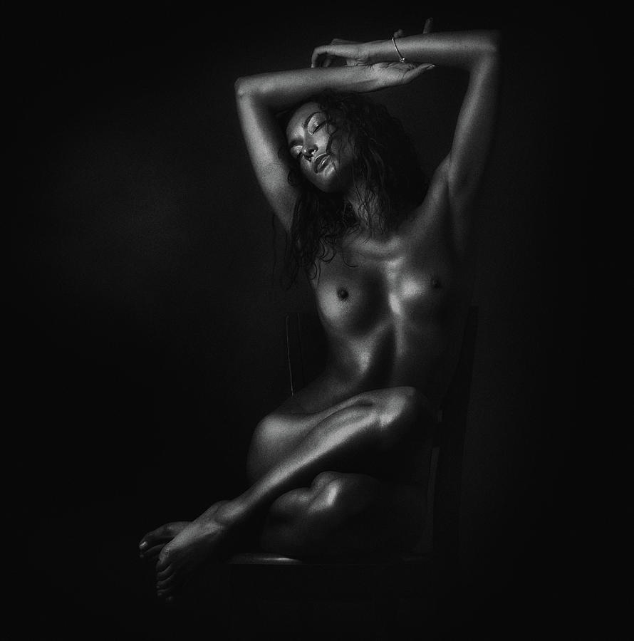 Nude In Black Photograph by Zachar Rise