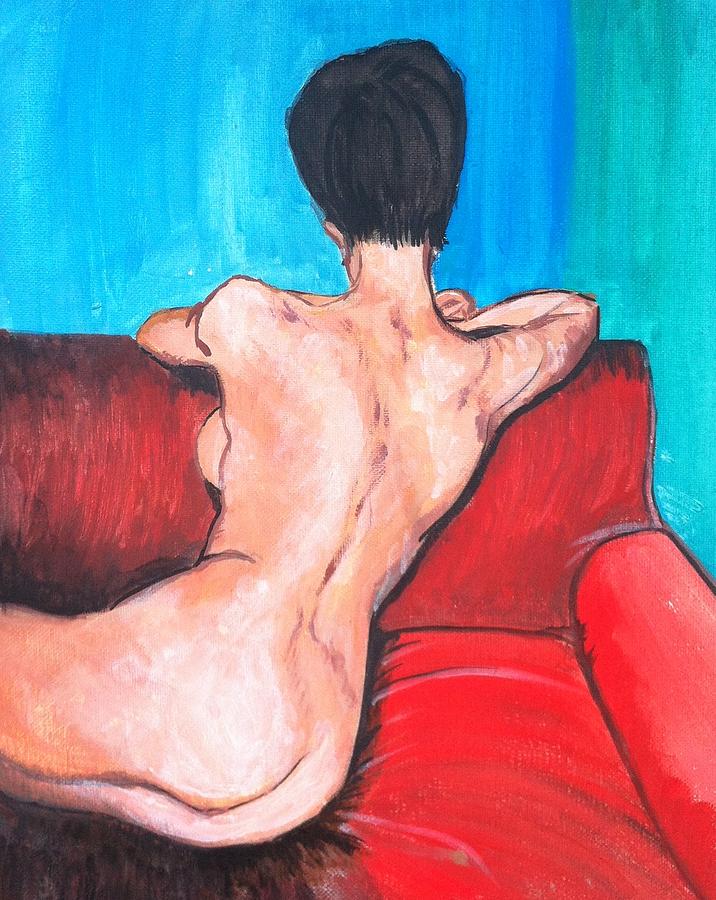 Nude Lady - Mad Men Painting