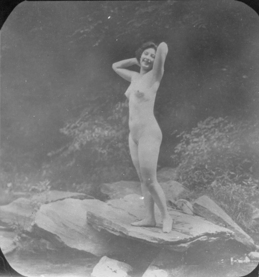 Nude Outdoors, 19th Ct Photograph by Granger