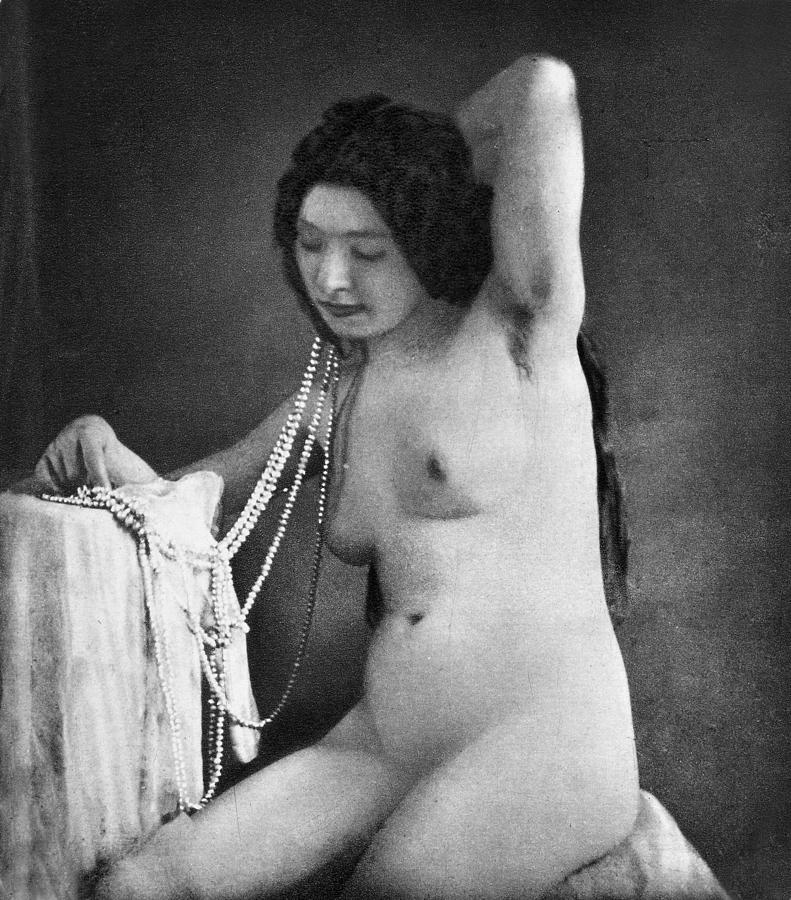 NUDE POSING, c1850 Photograph by Granger