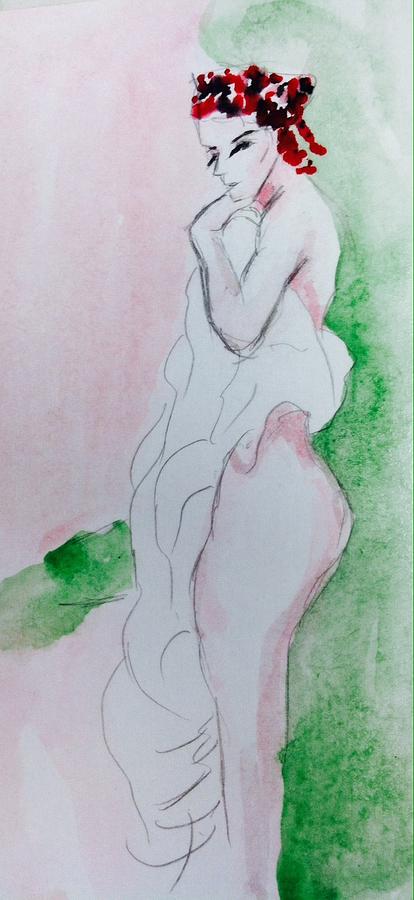 Nude study 26 Painting by Hae Kim